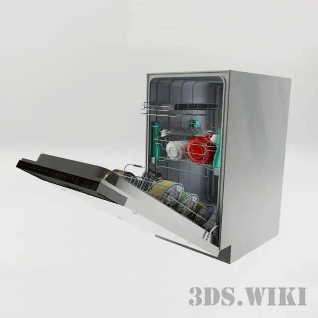 kitchen - Regular dishwasher 3D Model