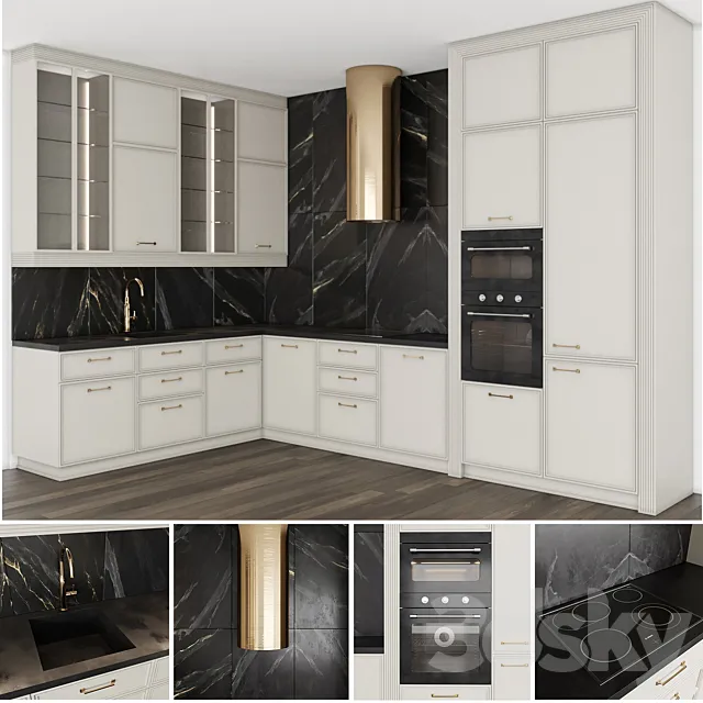 Kitchen Ritz Giulia Novars 3D Model