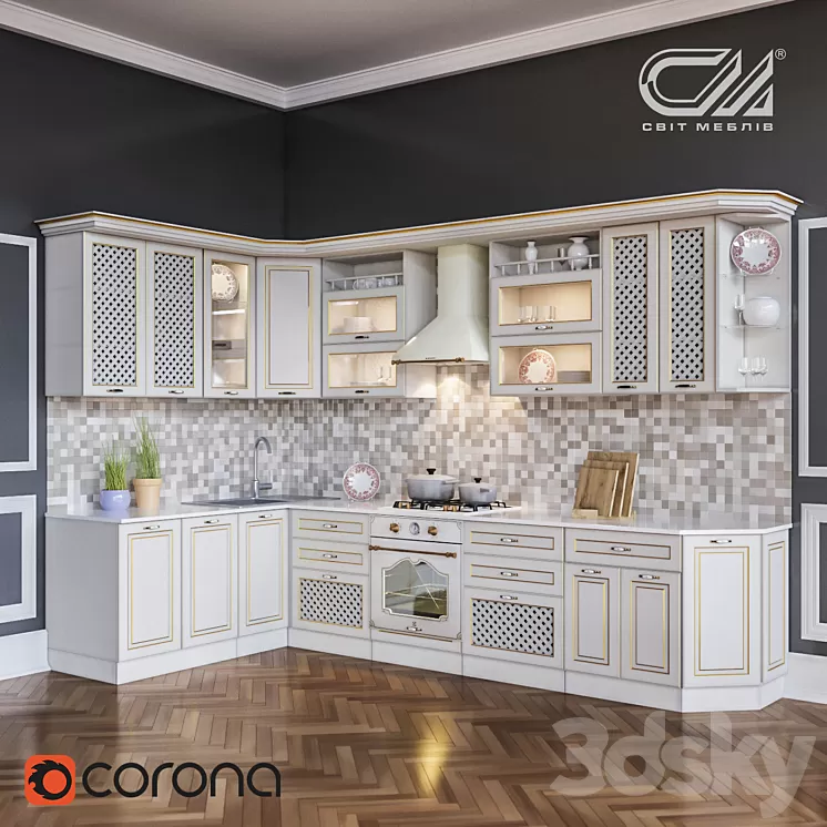 "Kitchen ""Roxana""" 3D Model