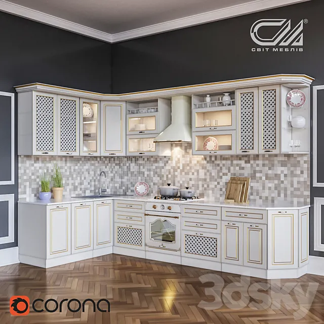 Kitchen "Roxana" 3DModel