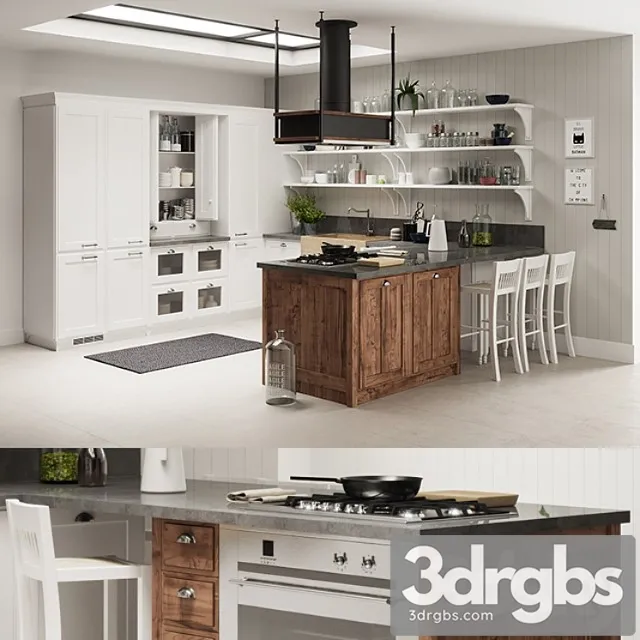 Kitchen Scavolini 03 3D Model Free