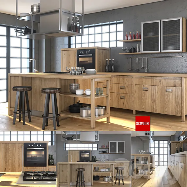 Kitchen Scavolini 3DModel