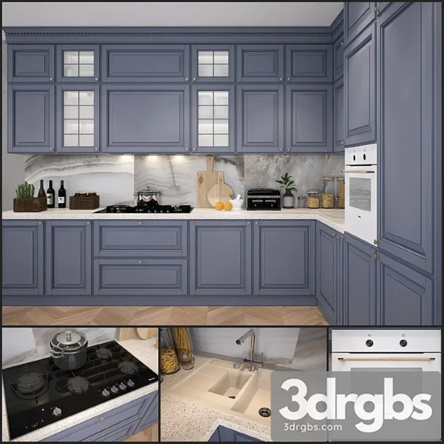 Kitchen scavolini - baltimora 3D Model Free