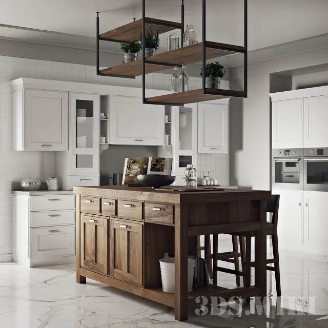 kitchen - Scavolini Favilla kitchen 3D Model