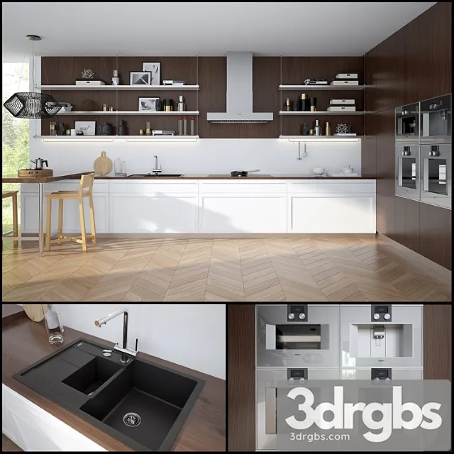 Kitchen Scavolini Tsarattere 1 3D Model Free