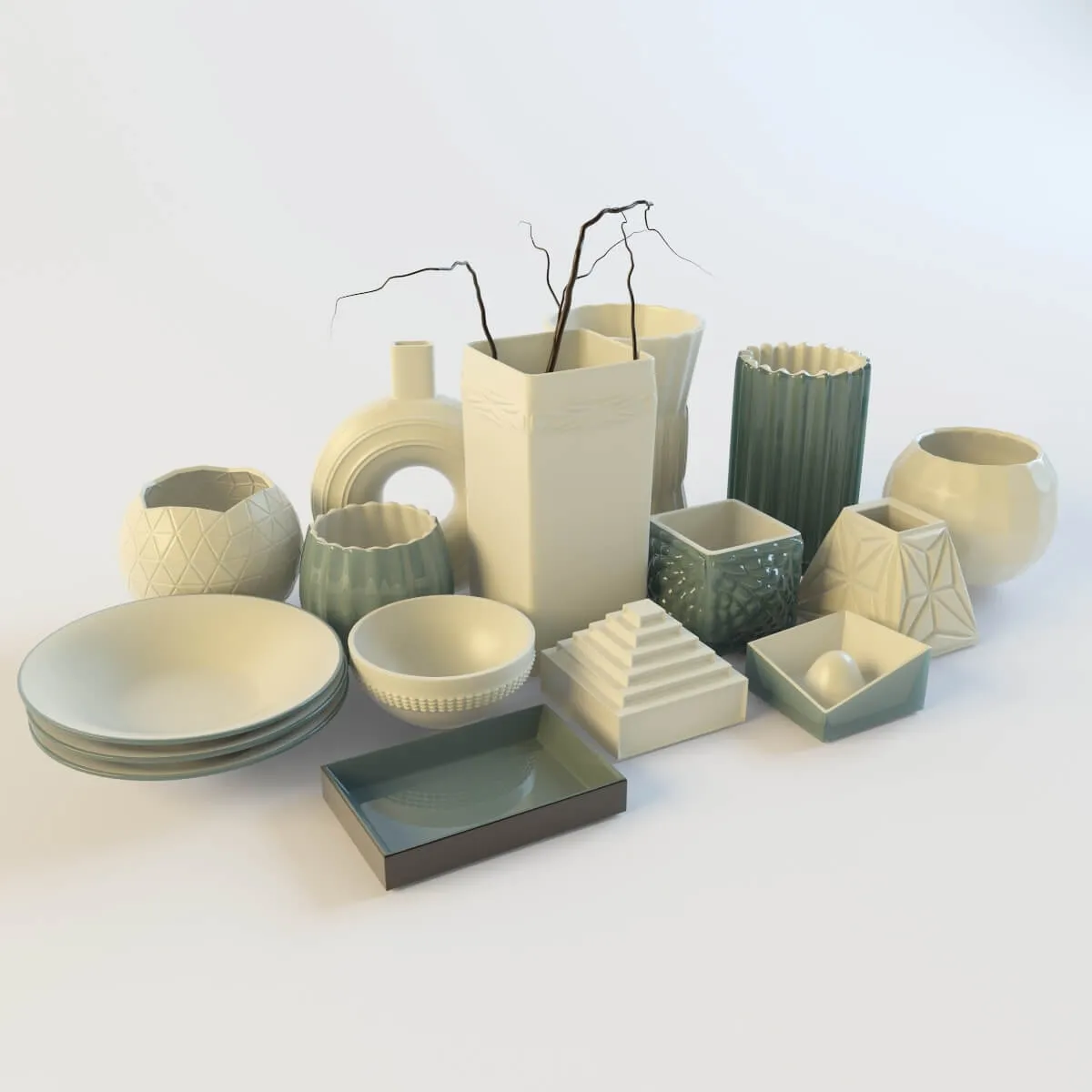 kitchen - Serveware 3 3D Model