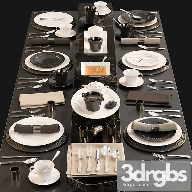 Kitchen serving table 2 3D Model Free