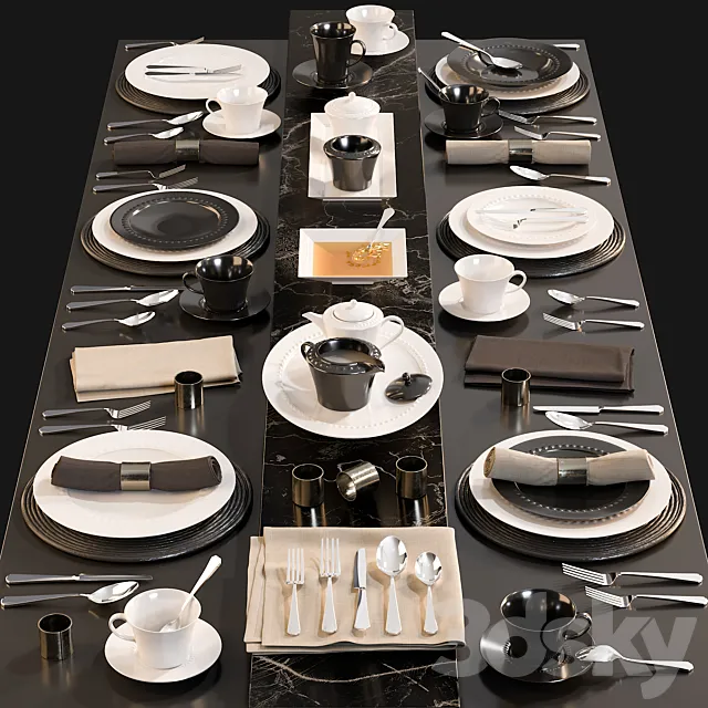 Kitchen Serving Table 2 3DModel