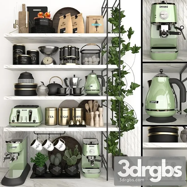 Kitchen Set 009 2 3D Model Free