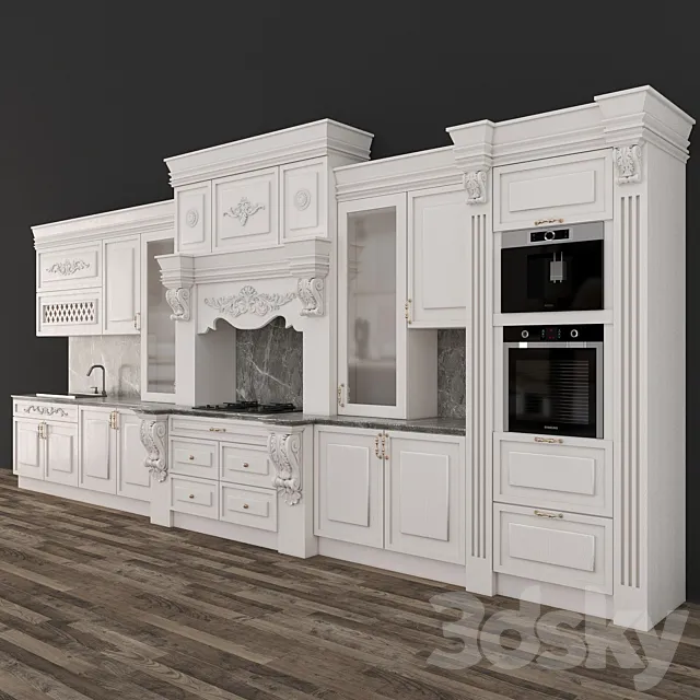 kitchen-set-02 3D Model