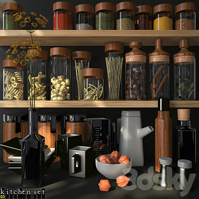 Kitchen Set - 03 3DModel