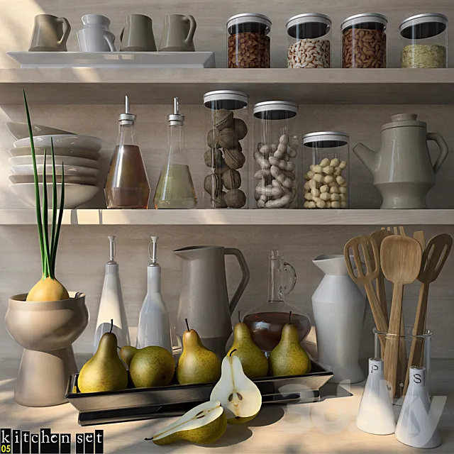 Kitchen Set - 05 3DModel