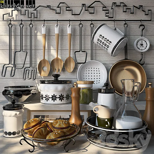 Kitchen Set - 08 3DModel