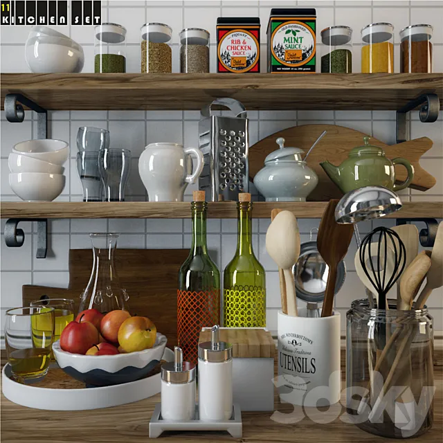 Kitchen Set 11 3DModel