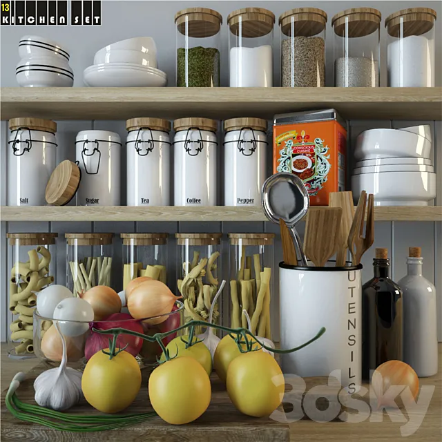 Kitchen Set 13 3DModel
