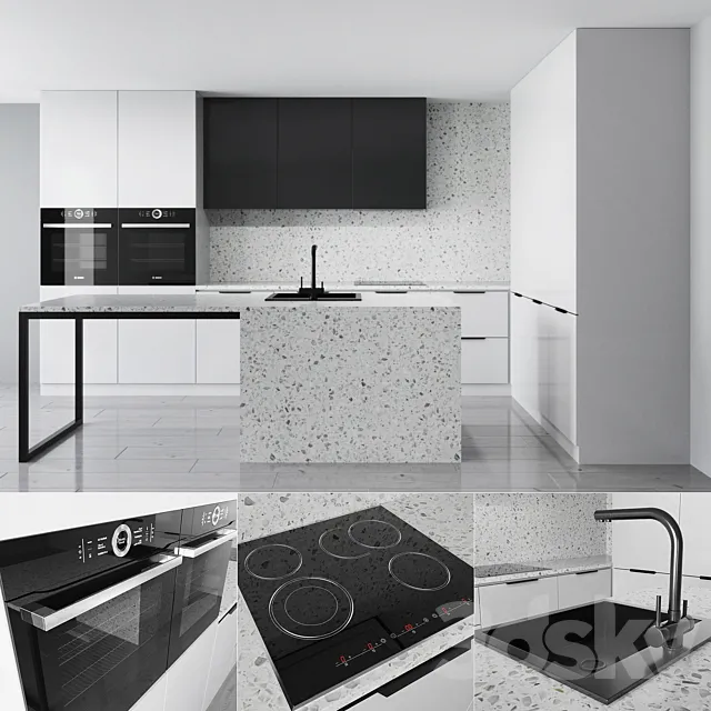 Kitchen set 2 3D Model