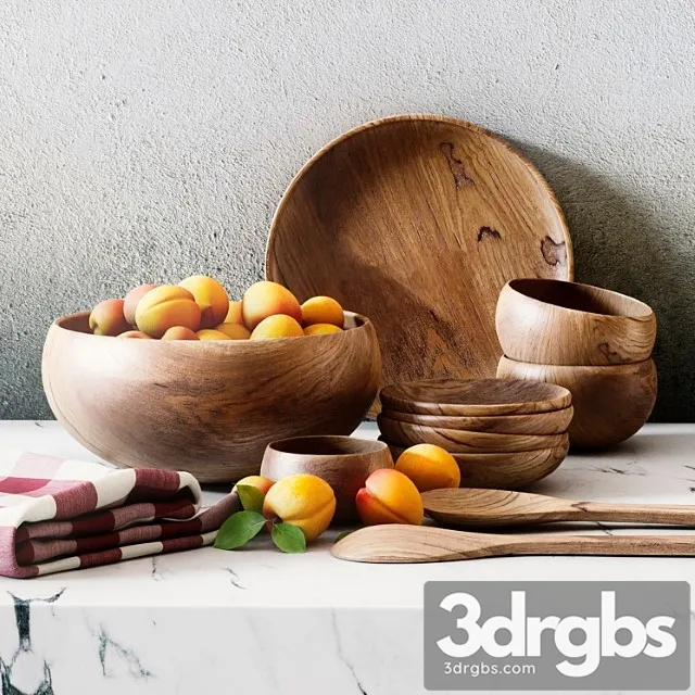 Kitchen Set 4 3D Model Free