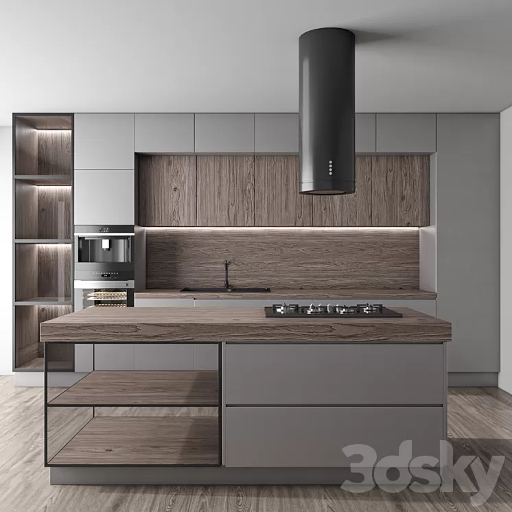 kitchen set 41 3D Model Free