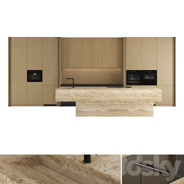 Kitchen set 47 3D Model