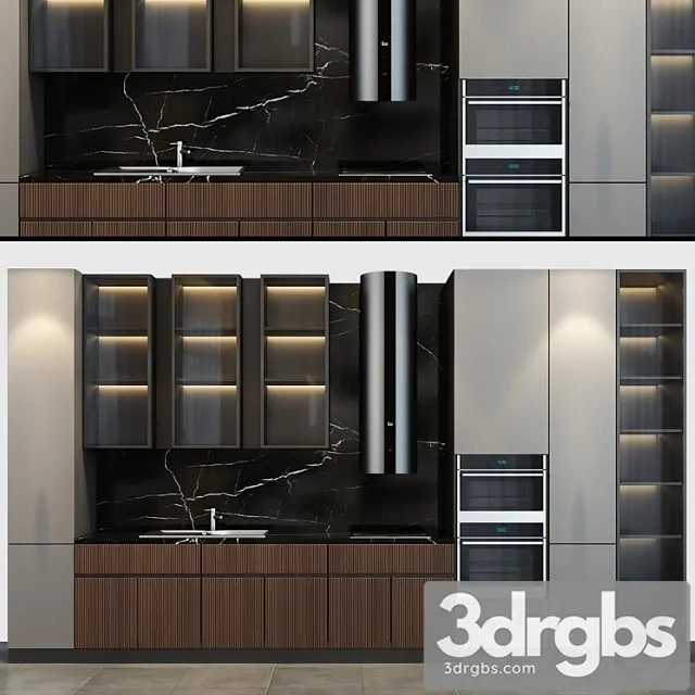 Kitchen Set 58 1 3D Model Free