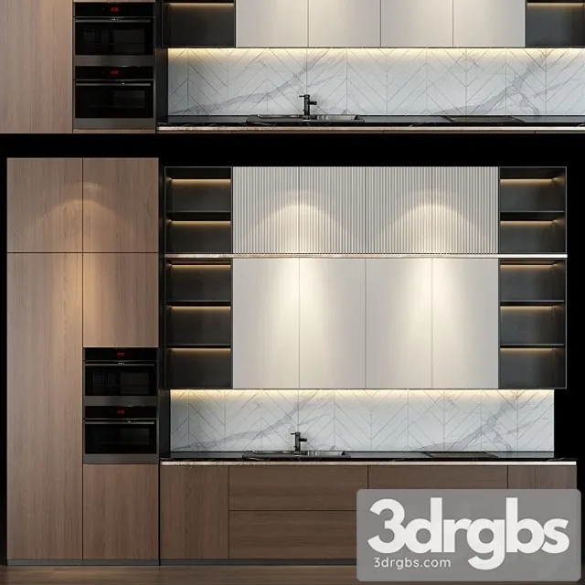 Kitchen Set 60 1 3D Model Free
