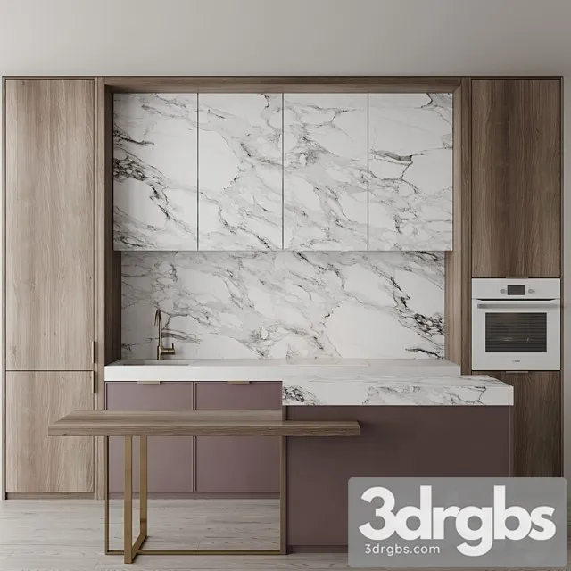 Kitchen set 9 3D Model Free