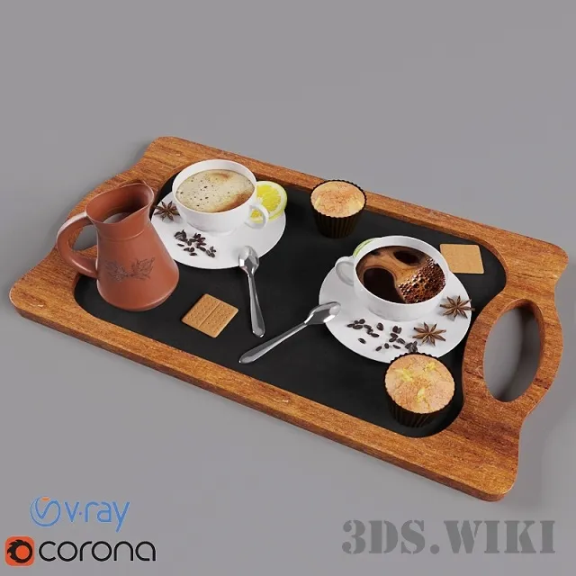 kitchen - Set "Coffeeman" 3D Model