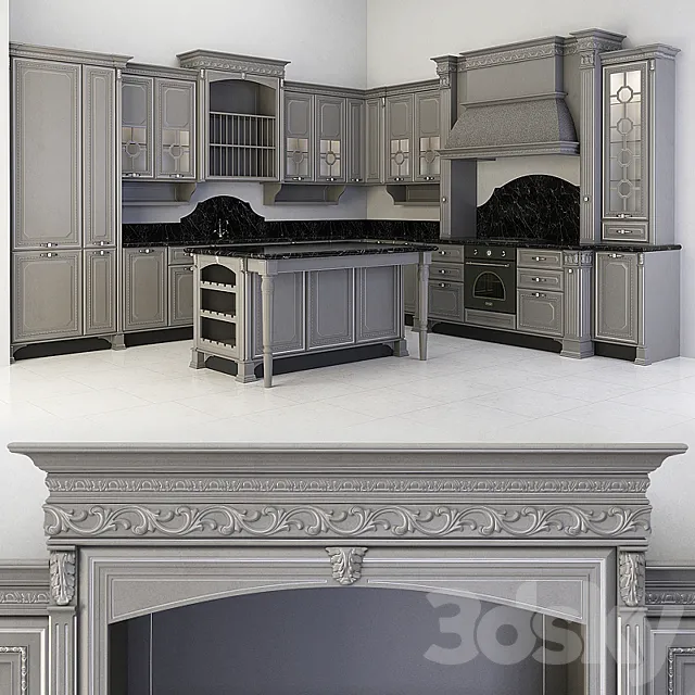 kitchen set Florence (ADM) 3D Model