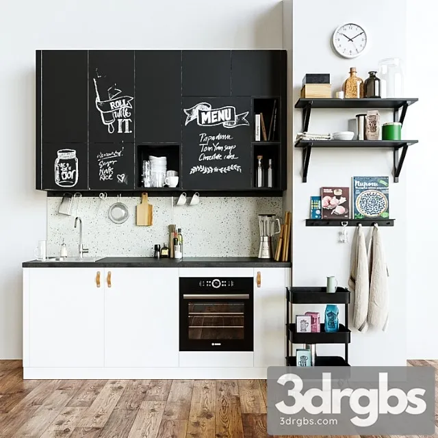 Kitchen set ikea 3D Model Free