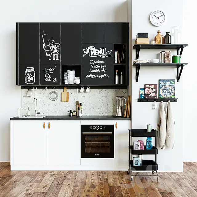 Kitchen set ikea 3D Model