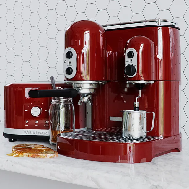 Kitchen set KitchenAid 3D Model