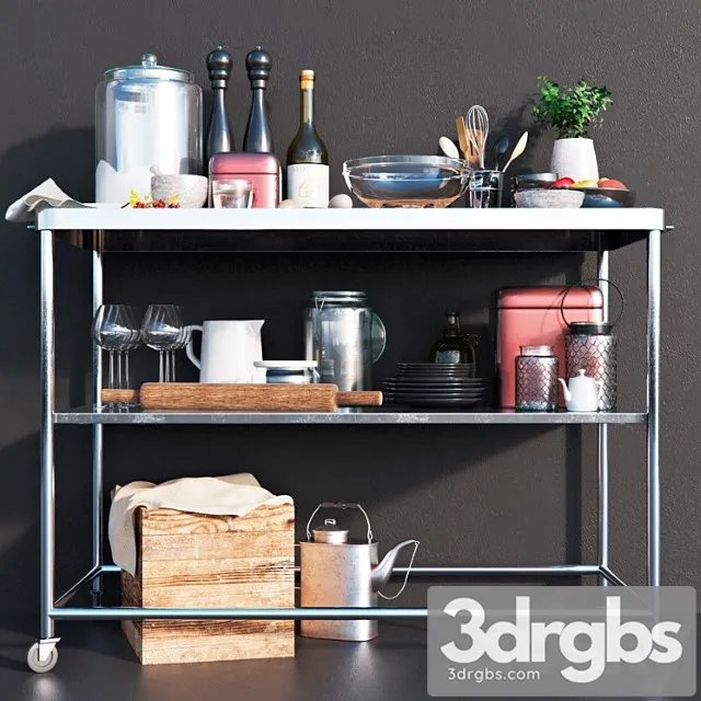 Kitchen set_2 3D Model Free