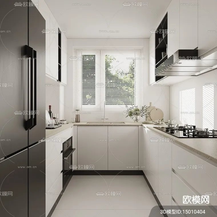 KITCHEN SETS - CORONA - 3D MODEL - 1555