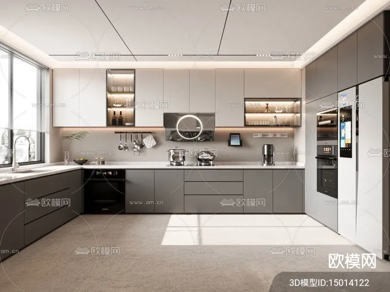 KITCHEN SETS - CORONA - 3D MODEL - 1559