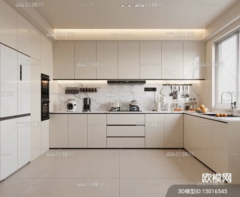 KITCHEN SETS - CORONA - 3D MODEL - 1560