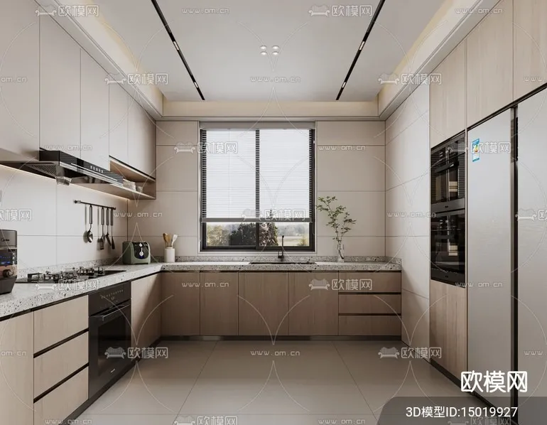 KITCHEN SETS - CORONA - 3D MODEL - 1569