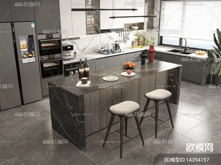 KITCHEN SETS - VRAY / CORONA - 3D MODEL - 1469