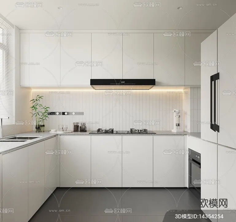 KITCHEN SETS - VRAY / CORONA - 3D MODEL - 1470