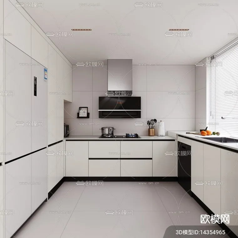 KITCHEN SETS - VRAY / CORONA - 3D MODEL - 1472