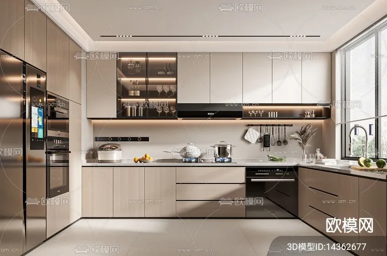 KITCHEN SETS - VRAY / CORONA - 3D MODEL - 1489