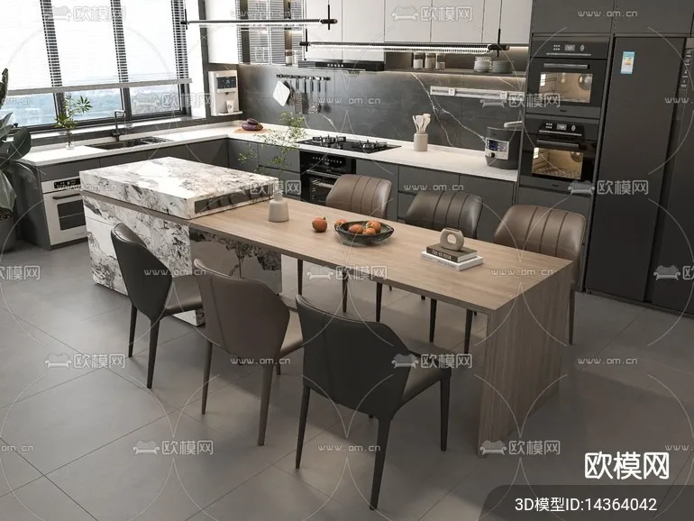 KITCHEN SETS - VRAY / CORONA - 3D MODEL - 1494