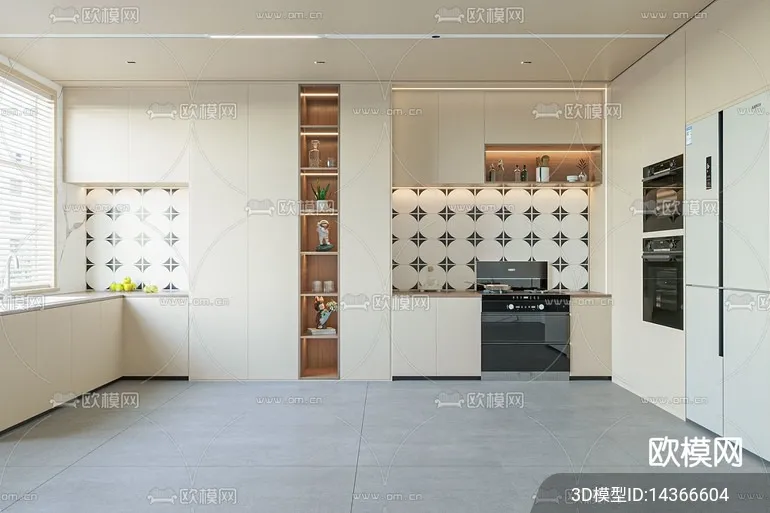 KITCHEN SETS - VRAY / CORONA - 3D MODEL - 1498