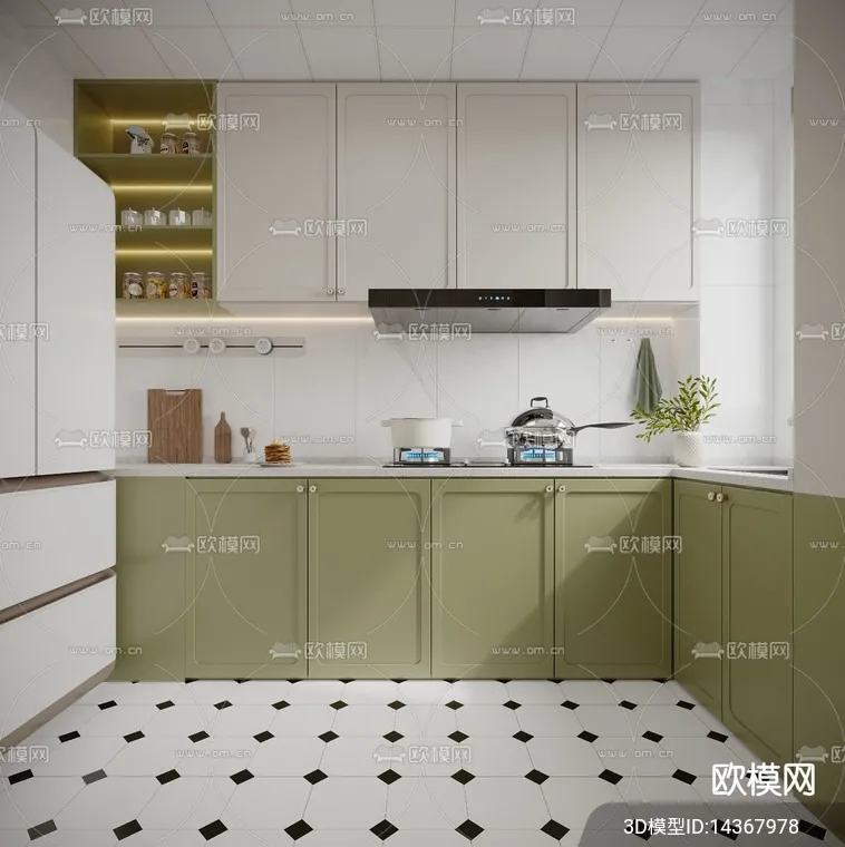 KITCHEN SETS - VRAY / CORONA - 3D MODEL - 1503