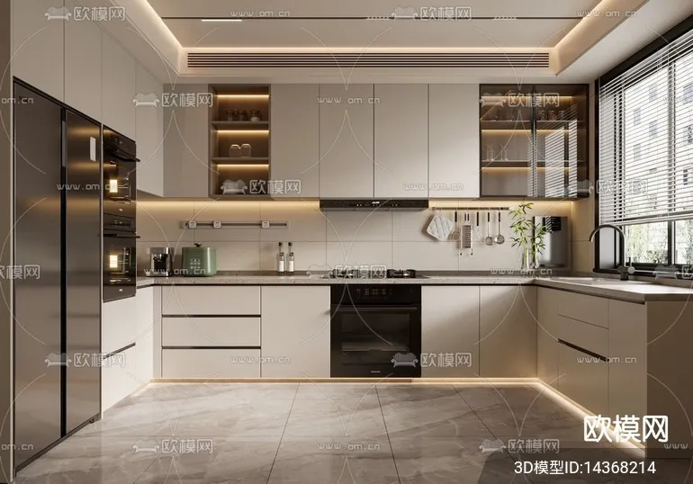 KITCHEN SETS - VRAY / CORONA - 3D MODEL - 1504