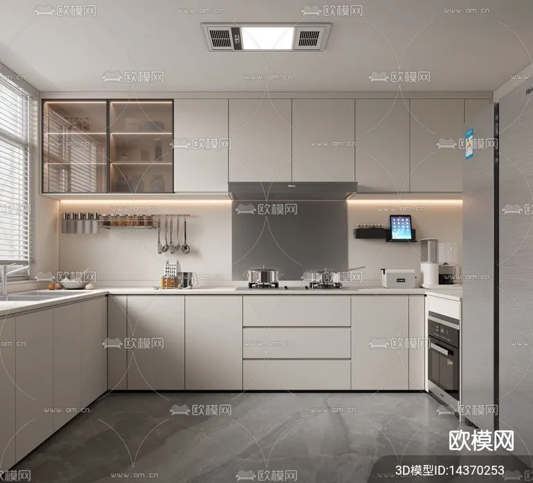 KITCHEN SETS - VRAY / CORONA - 3D MODEL - 1509