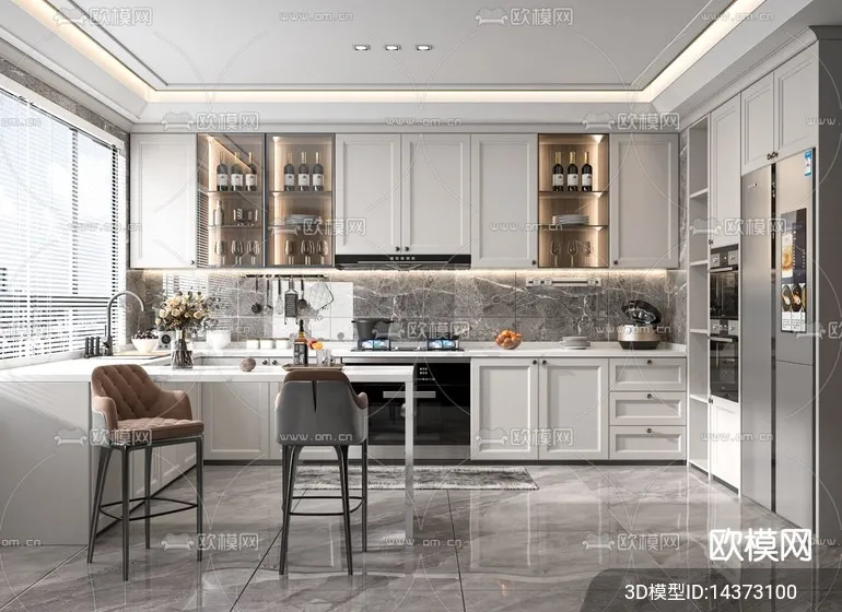 KITCHEN SETS - VRAY / CORONA - 3D MODEL - 1513