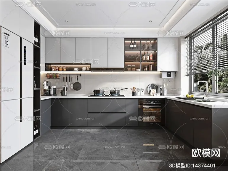 KITCHEN SETS - VRAY / CORONA - 3D MODEL - 1518