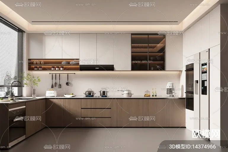 KITCHEN SETS - VRAY / CORONA - 3D MODEL - 1522