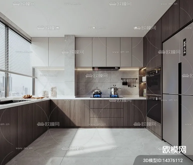 KITCHEN SETS - VRAY / CORONA - 3D MODEL - 1525