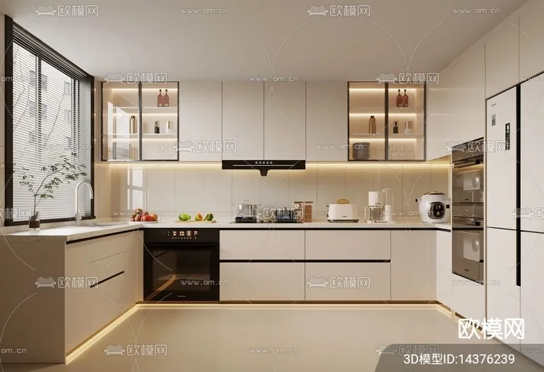 KITCHEN SETS - VRAY / CORONA - 3D MODEL - 1526